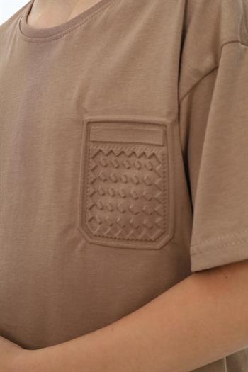 Erkek Çocuk Cep Detaylı Şortlu Takım