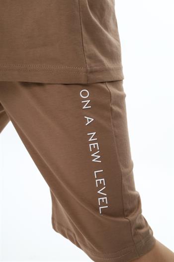 Erkek Çocuk Cep Detaylı Şortlu Takım