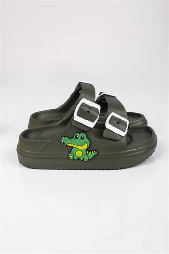 Erkek Çocuk Timsah Figürlü Terlik