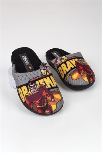 Erkek Çocuk Uçan Güçlü Çocuk Ev Terliği