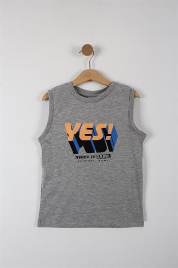 Erkek Çocuk Yes Yazılı Şortlu Takım