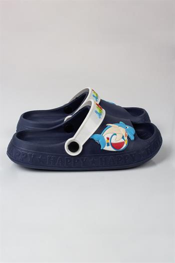 Erkek Çocuk Yunus Balığı Figürlü Terlik