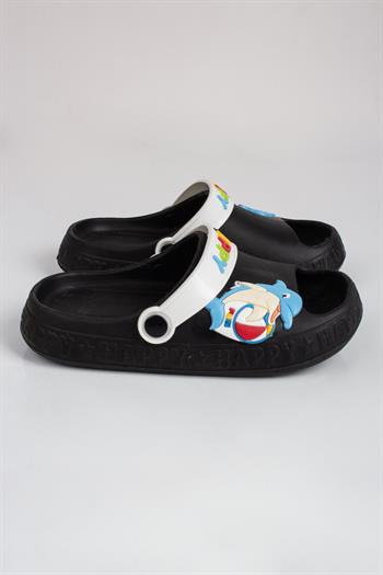 Erkek Çocuk Yunus Balığı Figürlü Terlik