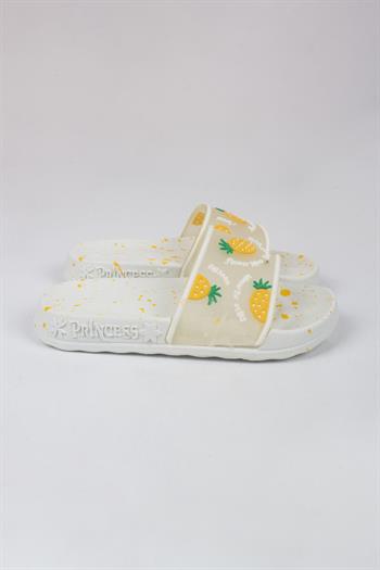 Kız Çocuk Ananas Yazı Ve Temalı Terlik