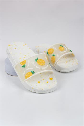 Kız Çocuk Ananas Yazı Ve Temalı Terlik