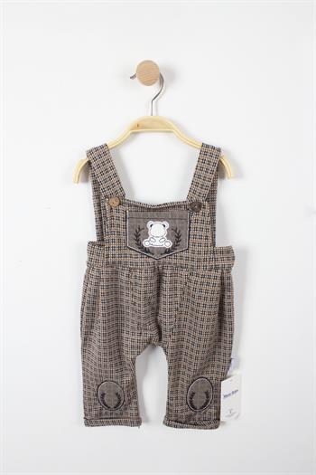 Ayıcık İşlemeli Gömlekli Bebek Takım