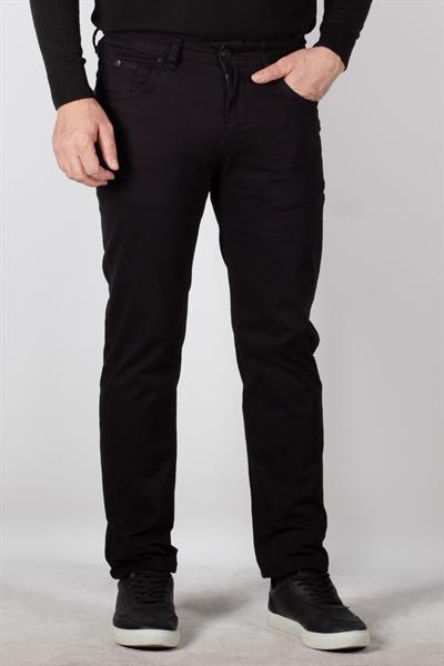 NCS JEANS Erkek Chino Pantolon Gabardin Slim Fit Dar Kesim Siyah 2160