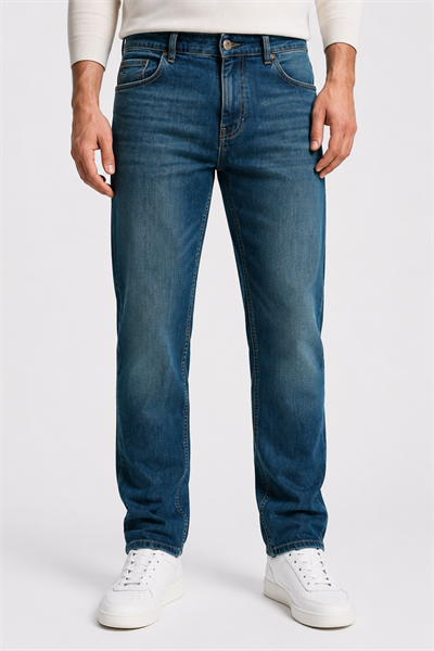 NCS JEANSErkek Regular Fit Düz Paça Jean Yeşil601