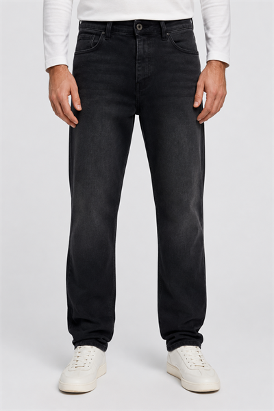 NCS JEANSErkek Regular Fit Düz Paça Jean Siyah608