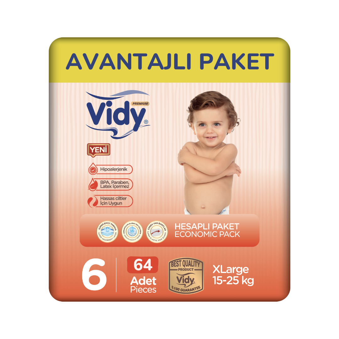 AVANTAJLI Cırtlı Bebek Bezi 15-25 Kg 6 Beden