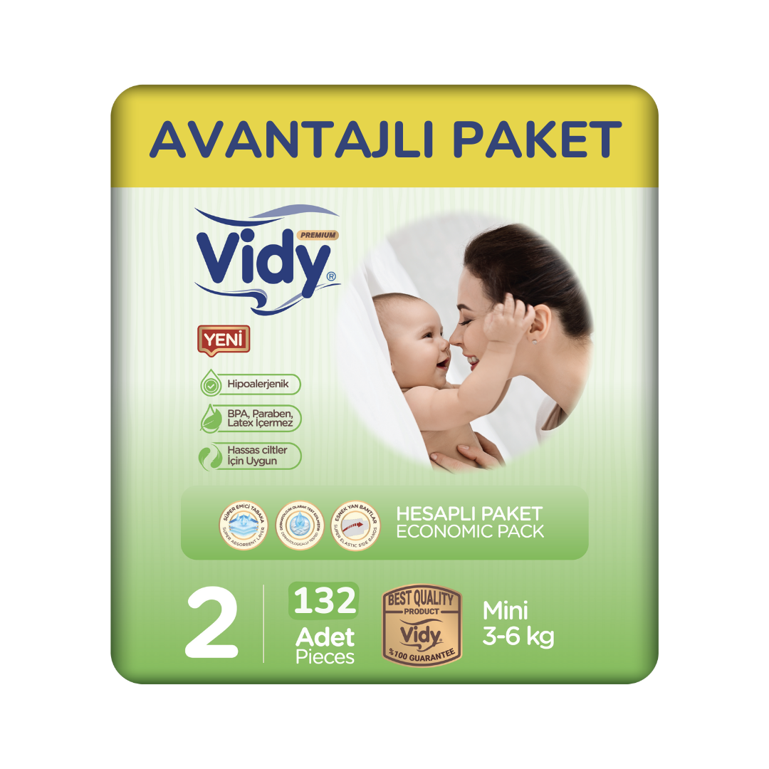 AVANTAJLI Cırtlı Bebek Bezi 3-6Kg 2 Beden