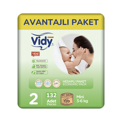 AVANTAJLI Cırtlı Bebek Bezi 3-6Kg 2 Beden