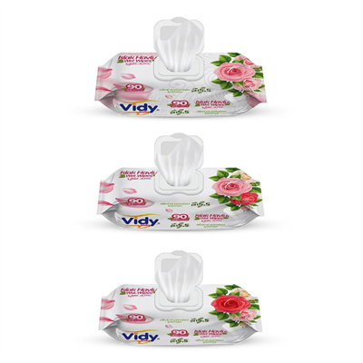 Gül Islak Havlu 90x24 Adet