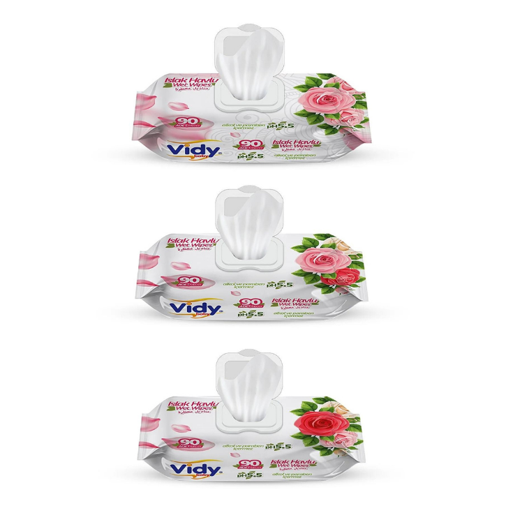 Gül Islak Havlu 90x24 Adet