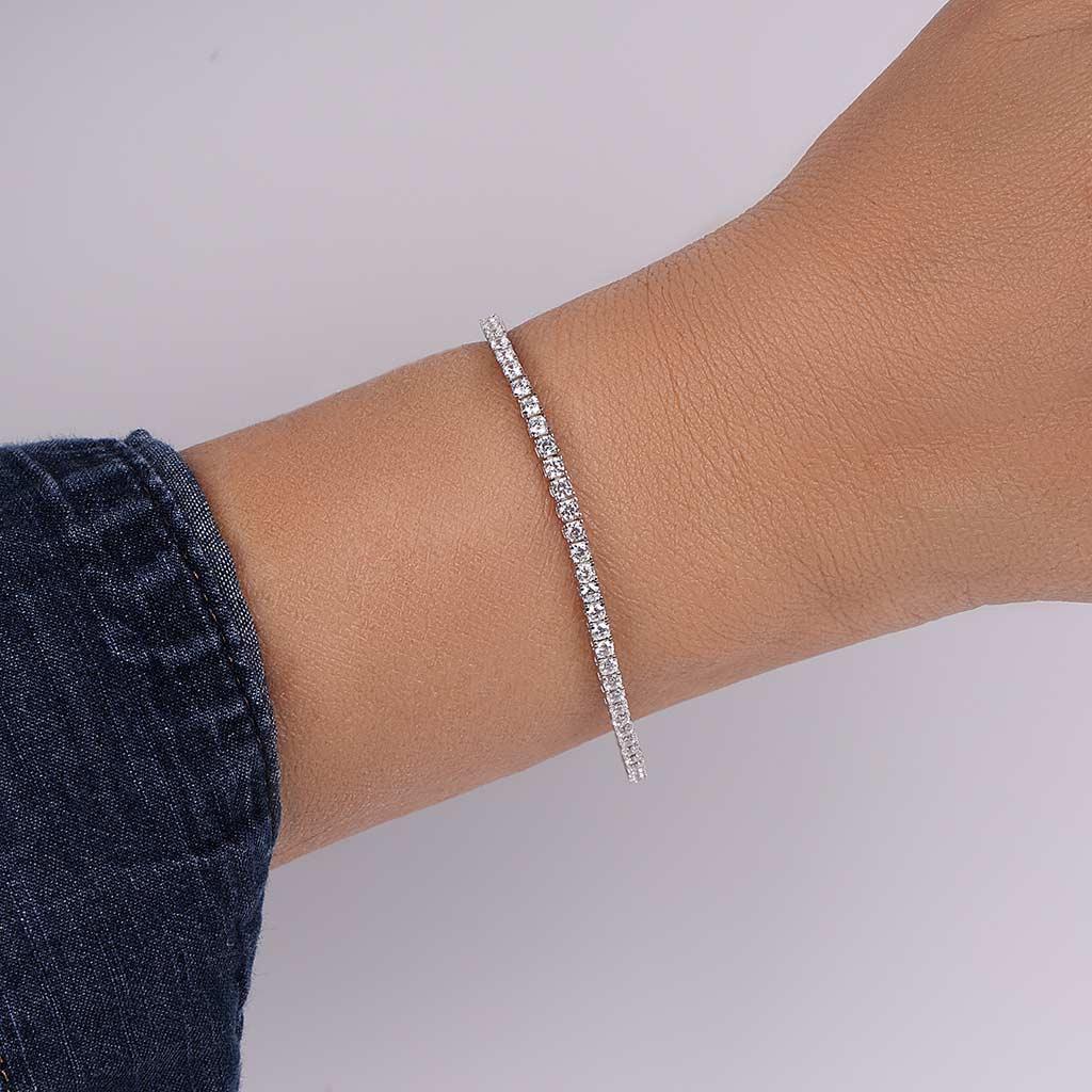 2.5 mm Düz Su Yolu Bileklik