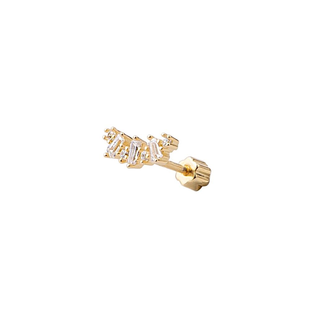 Baget Taşlı Tragus Küpe