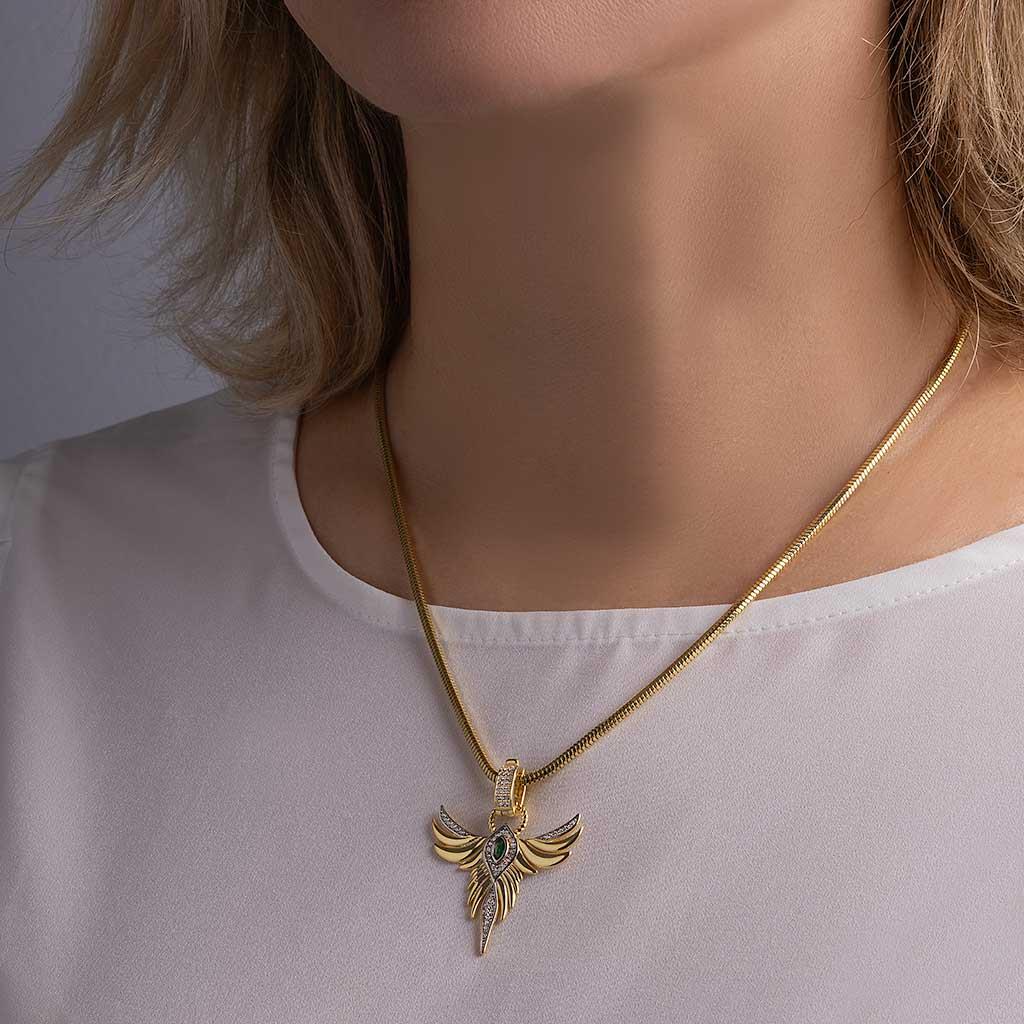 Büyük Phoenix Kolye