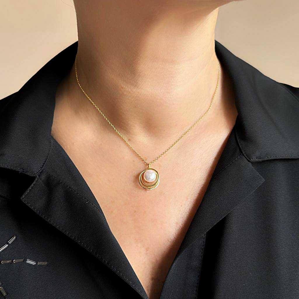 Çemberli İnci Kolye