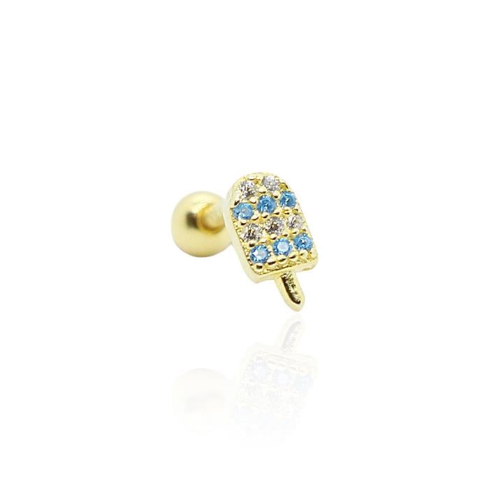 Dondurma Figürlü Tragus Küpe