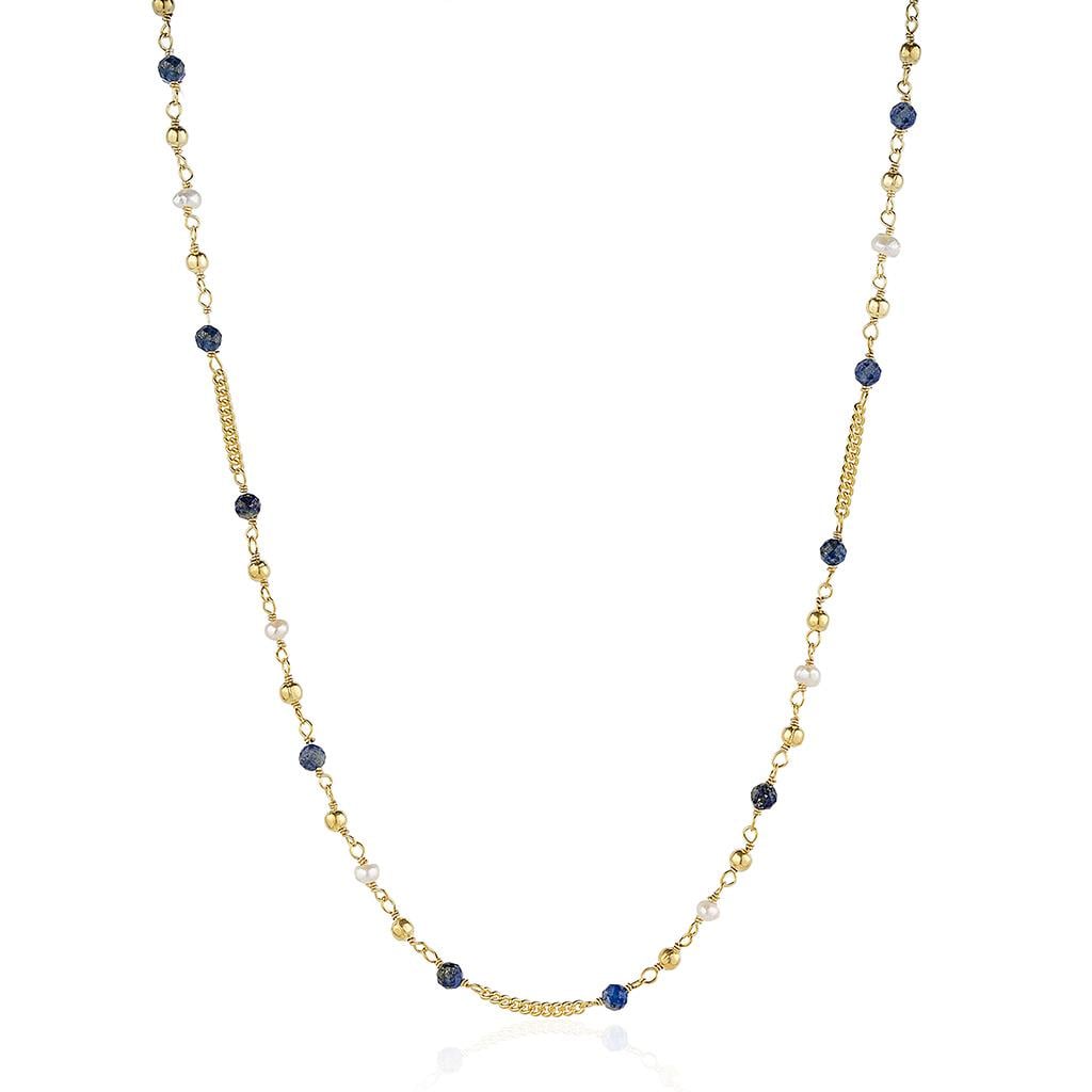 İnci Lapis Taşlı Kolye