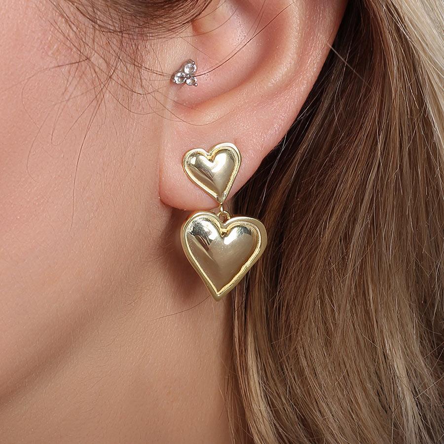 Love Küpe Gold