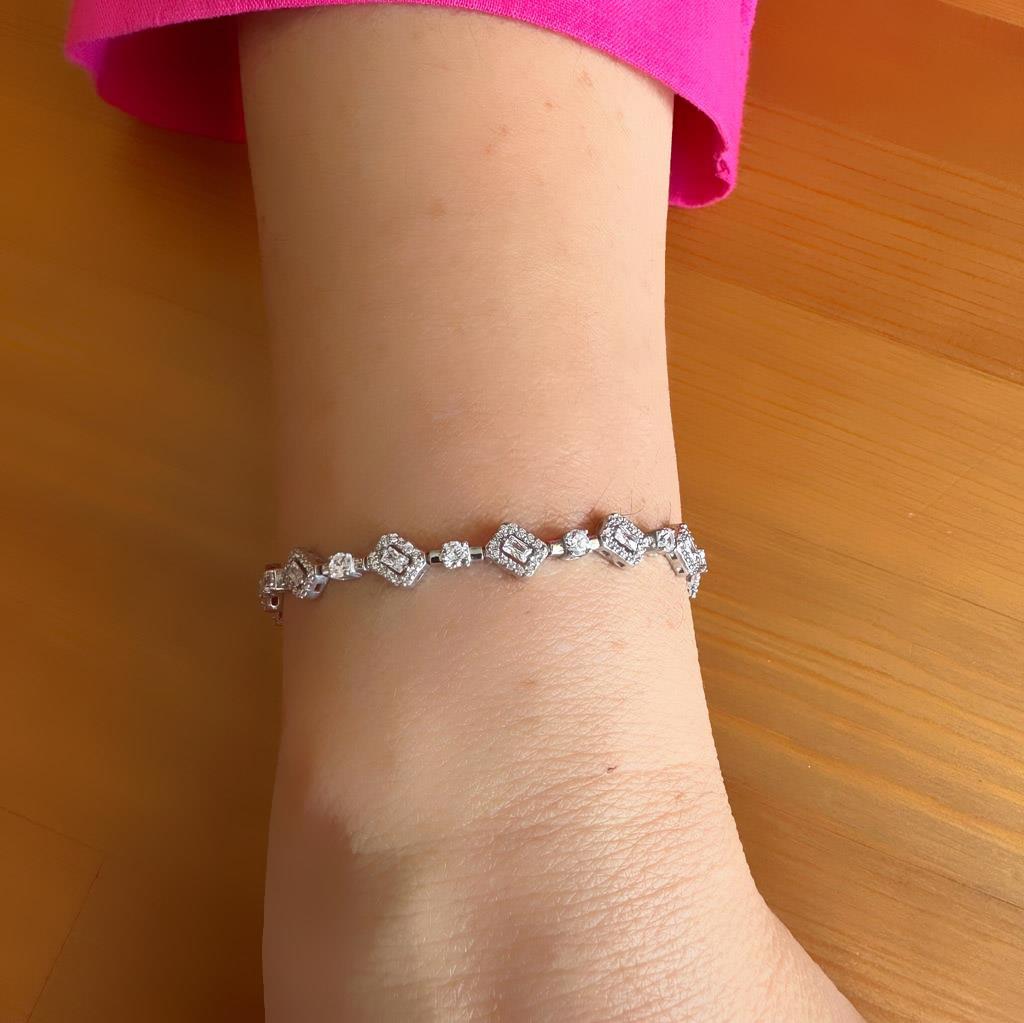 Mini Baget Taşlı Bileklik