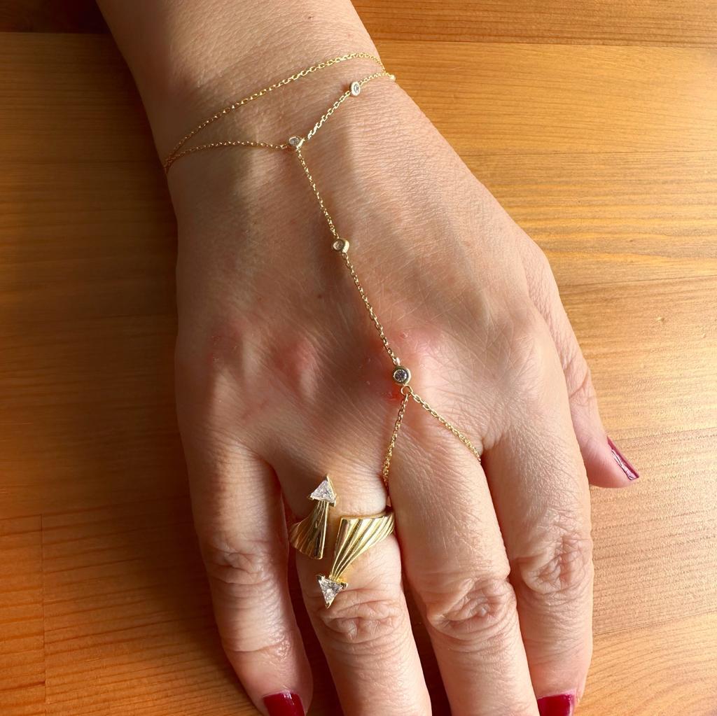Mini Stone Shahmeran Bracelet