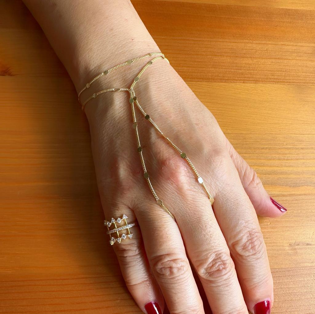 Sequin Chain Shahmeran Bracelet