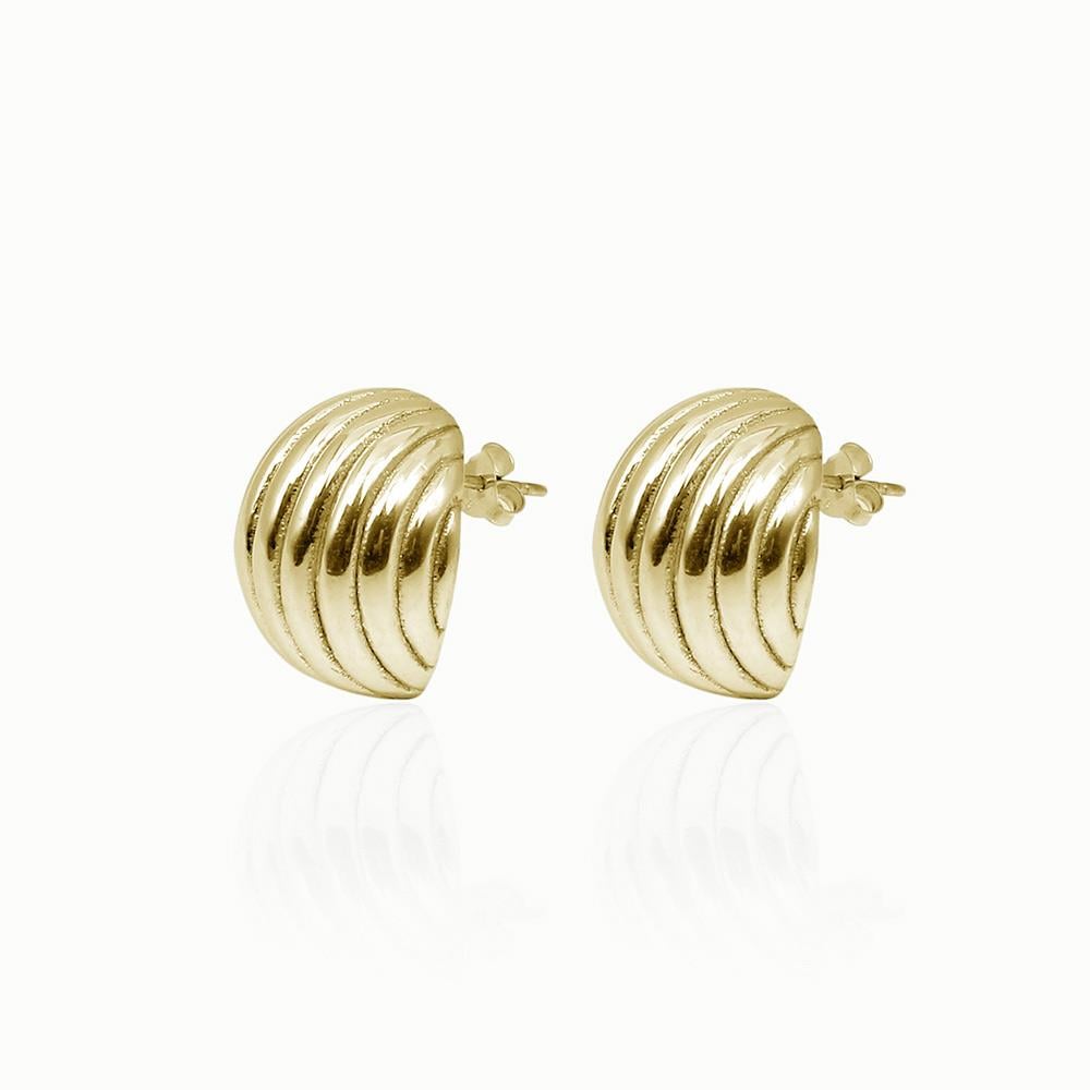 Salyangoz Küpe Gold