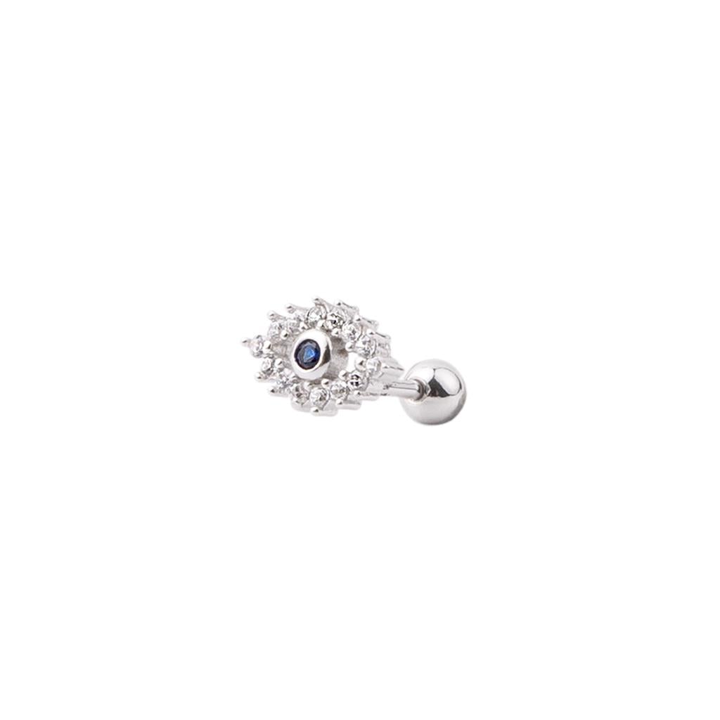 Taşlı Göz Tragus Küpe