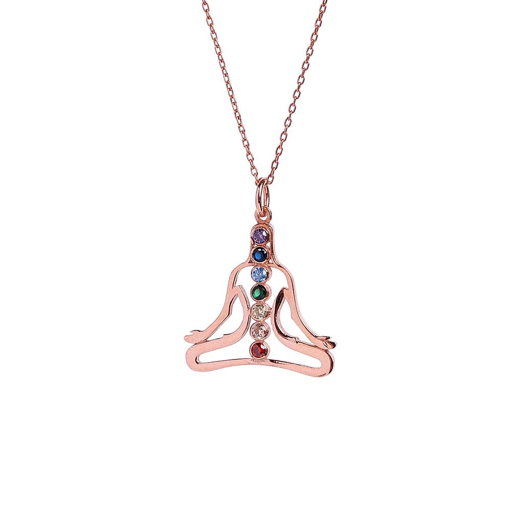 Yedi Çakra Yoga Kolye Rose
