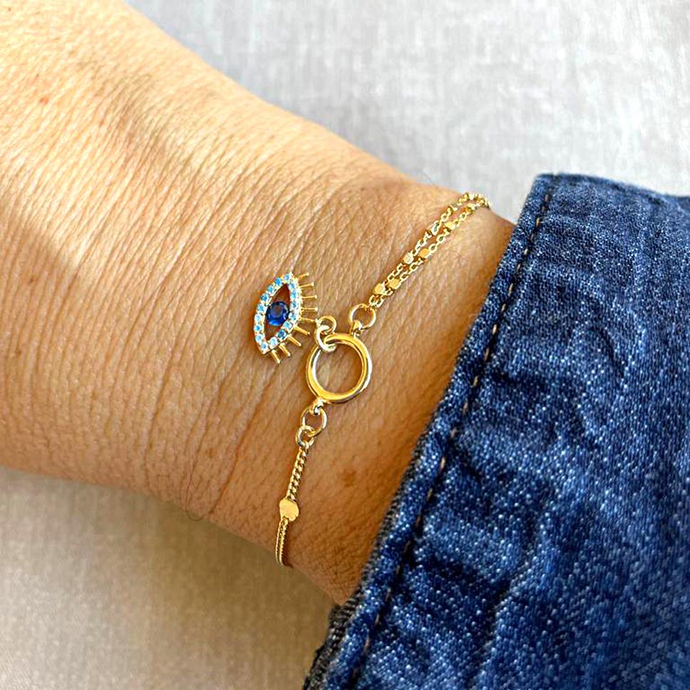 Zincirli Göz Bileklik