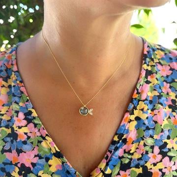 Aquamarine Mini Balık Kolye