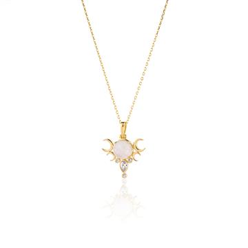 Ay Taşı Küçük Ay Kolye