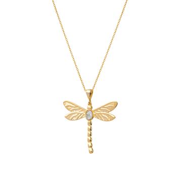 Turmalin taşı yusufçuk kolye