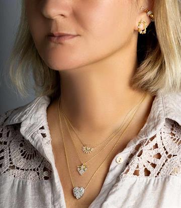 Baget Taşlı Mini Küpe