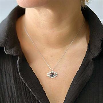 Cam işlemeli Göz Kolye