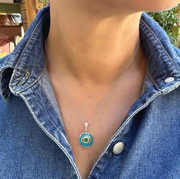 Doğal Taş Göz kolye