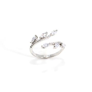 Hera Markiz Taşlı Yaprak Yüzük