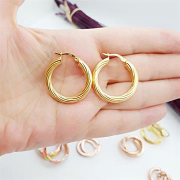 İnce Burgulu Halk Küpe