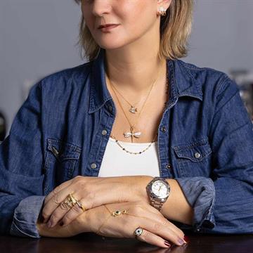 İnci Lapis Taşlı Kolye