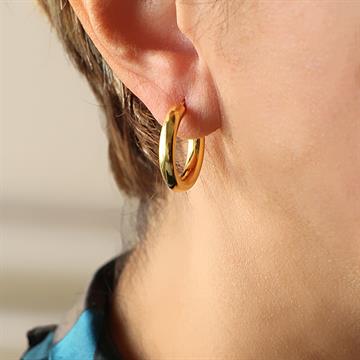 Kalın Halka Küpe 1,5 cm