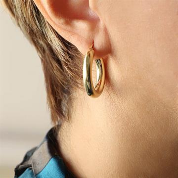 Kalın Halka Küpe 2 cm