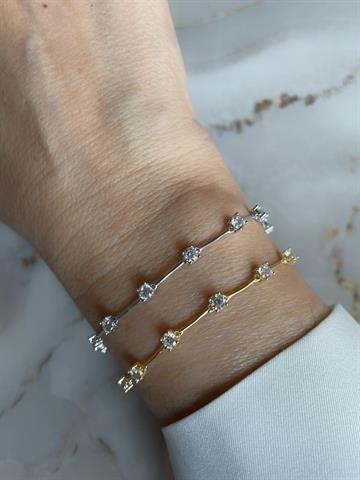 Kare Taşlı Bileklik