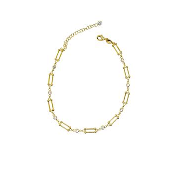 Kare Zincir Gümüş Halhal