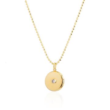 Kelebek Madalyon Kolye