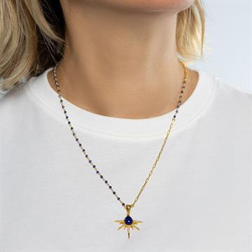 Lapis Taşlı Kutup Yıldızı Kolye
