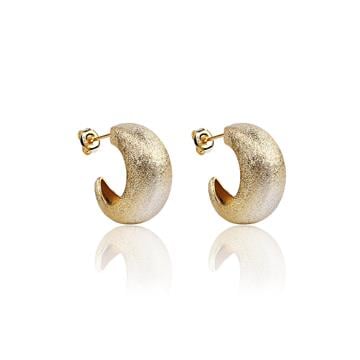 Mat Puff C Küpe Gold