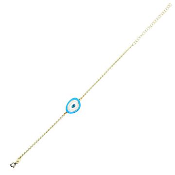 Mineli Göz Boncuğu Bileklik