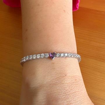 Mor Kalpli Su Yolu Bileklik